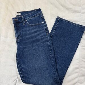 Madewell Dark Blue Straight Leg Jeans